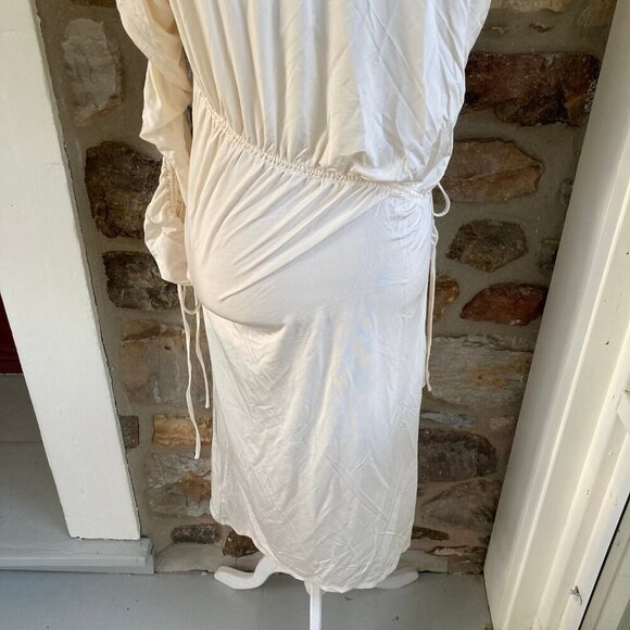 NWT L'Academie Lily Midi Dress Bone $258 Women’s Medium - Picture 9 of 12
